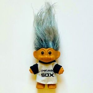 Vintage Troll Doll - White Sox Fan